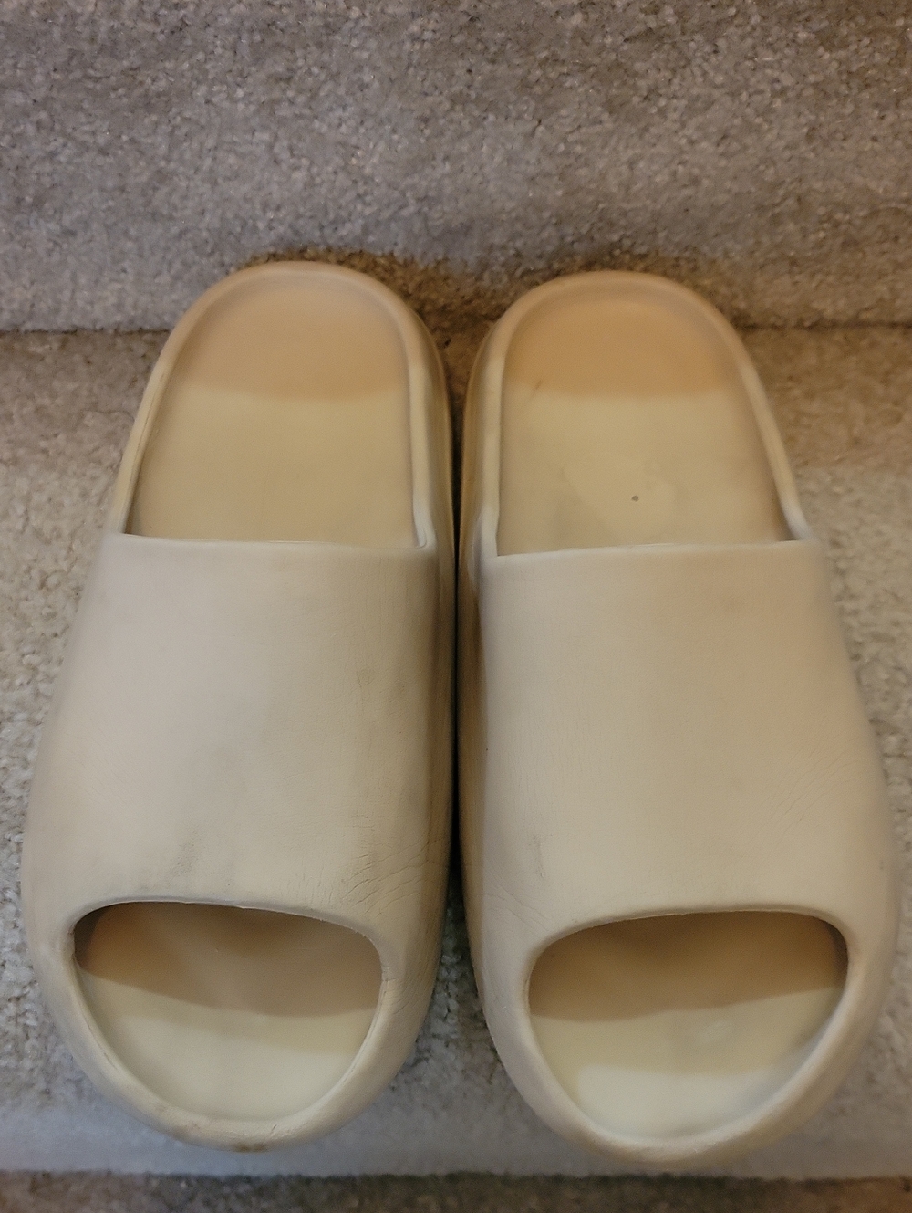 FREE W ANY PURCHASE! Beige Slide Sandals - Minimal Open-Toe Design